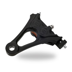 4 PISTON INTEGRATED CALIPER - PM PHATAIL, SOFTAIL W/200 REAR TIRE, 2008-2017 SOFTAIL