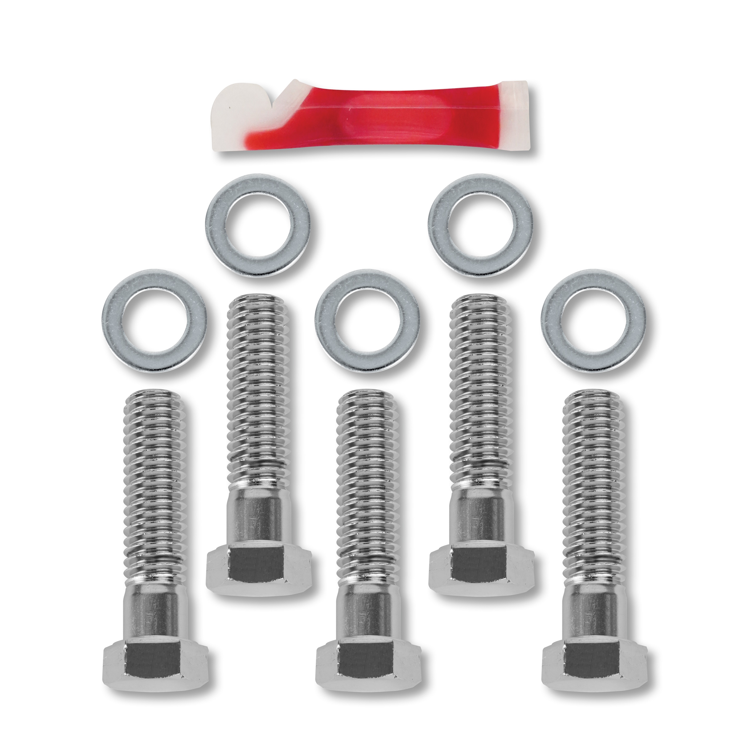 thumbnail image 2 of KCINT Chrome Rear Pulley Bolts For Harley - 2.5" Long - Set Of 5 2 of 5